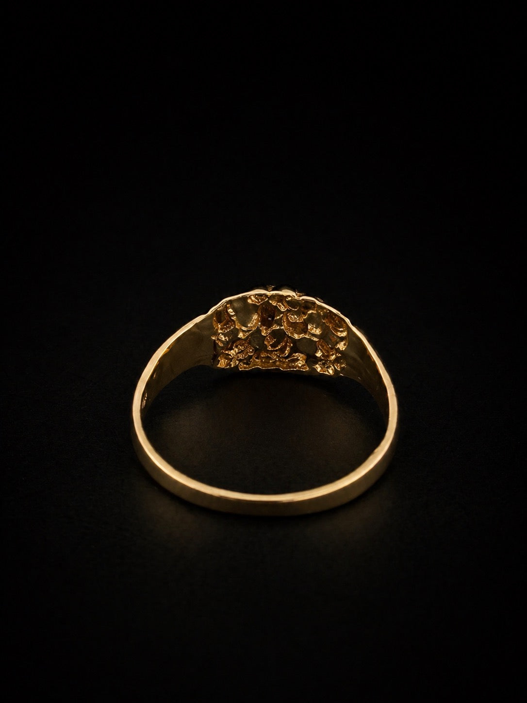 10k Gold Classic Men's Nugget Ring